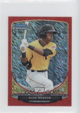 2013 Bowman - Cream of the Crop Chrome Mini Refractor - Red Wave #CC-PPI4 - Alen Hanson /5