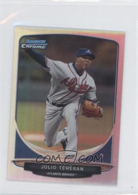 2013 Bowman - Cream of the Crop Chrome Mini Refractor #CC-AB1 - Julio Teheran