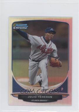 2013 Bowman - Cream of the Crop Chrome Mini Refractor #CC-AB1 - Julio Teheran