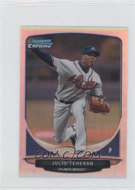 2013 Bowman - Cream of the Crop Chrome Mini Refractor #CC-AB1 - Julio Teheran