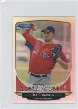 2013 Bowman - Cream of the Crop Chrome Mini Refractor #CC-BRS2 - Matt Barnes