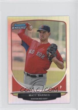 2013 Bowman - Cream of the Crop Chrome Mini Refractor #CC-BRS2 - Matt Barnes