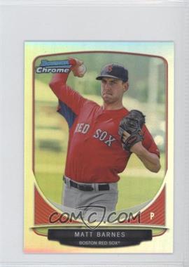 2013 Bowman - Cream of the Crop Chrome Mini Refractor #CC-BRS2 - Matt Barnes