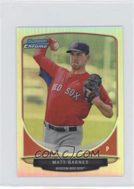 2013 Bowman - Cream of the Crop Chrome Mini Refractor #CC-BRS2 - Matt Barnes