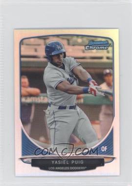 2013 Bowman - Cream of the Crop Chrome Mini Refractor #CC-LAD3 - Yasiel Puig