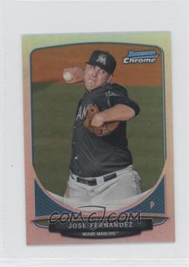 2013 Bowman - Cream of the Crop Chrome Mini Refractor #CC-MM1 - Jose Fernandez