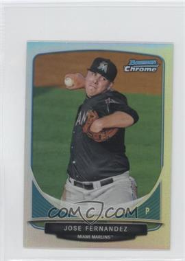 2013 Bowman - Cream of the Crop Chrome Mini Refractor #CC-MM1 - Jose Fernandez