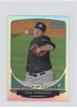 2013 Bowman - Cream of the Crop Chrome Mini Refractor #CC-MM1 - Jose Fernandez