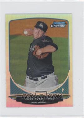 2013 Bowman - Cream of the Crop Chrome Mini Refractor #CC-MM1 - Jose Fernandez