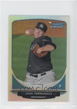 2013 Bowman - Cream of the Crop Chrome Mini Refractor #CC-MM1 - Jose Fernandez