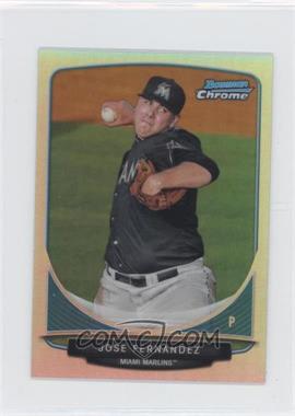 2013 Bowman - Cream of the Crop Chrome Mini Refractor #CC-MM1 - Jose Fernandez