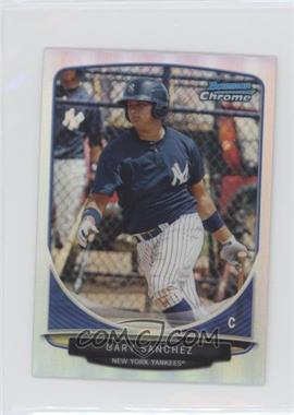 2013 Bowman - Cream of the Crop Chrome Mini Refractor #CC-NYY1 - Gary Sanchez