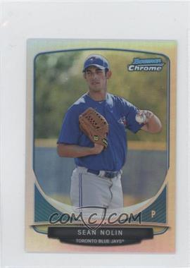 2013 Bowman - Cream of the Crop Chrome Mini Refractor #CC-TBJ3 - Sean Nolin