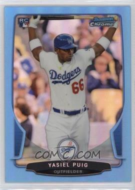 2013 Bowman - Multi-Product Insert Best Players of All Time - Blue Sapphire #78 - Yasiel Puig