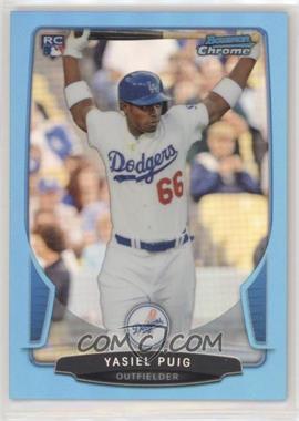2013 Bowman - Multi-Product Insert Best Players of All Time - Blue Sapphire #78 - Yasiel Puig