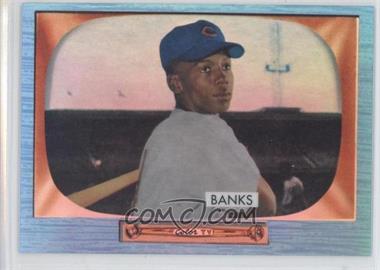 2013 Bowman - Multi-Product Insert Blue Sapphire 1st Bowman Card Reprints #242 - Ernie Banks