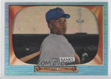 2013 Bowman - Multi-Product Insert Blue Sapphire 1st Bowman Card Reprints #242 - Ernie Banks