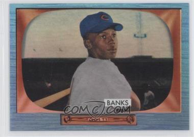 2013 Bowman - Multi-Product Insert Blue Sapphire 1st Bowman Card Reprints #242 - Ernie Banks