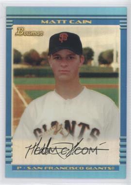 2013 Bowman - Multi-Product Insert Blue Sapphire 1st Bowman Card Reprints #BDP25 - Matt Cain