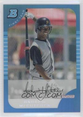 2013 Bowman - Multi-Product Insert Blue Sapphire 1st Bowman Card Reprints #BDP63 - Andrew McCutchen