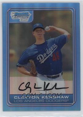 2013 Bowman - Multi-Product Insert Blue Sapphire 1st Bowman Card Reprints #DP84 - Clayton Kershaw