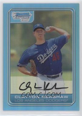 2013 Bowman - Multi-Product Insert Blue Sapphire 1st Bowman Card Reprints #DP84 - Clayton Kershaw