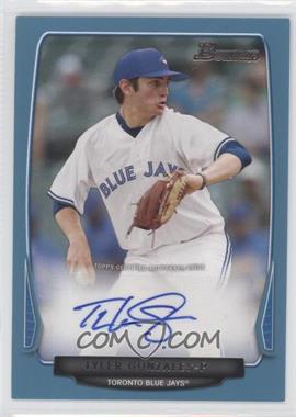 2013 Bowman - Prospect Autographs - Retail Blue #BPA-TG - Tyler Gonzales /500