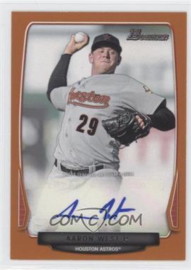 2013 Bowman - Prospect Autographs - Retail Orange #BPA-AW - Aaron West /250