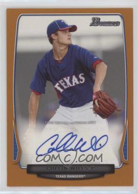 2013 Bowman - Prospect Autographs - Retail Orange #BPA-CW - Collin Wiles /250