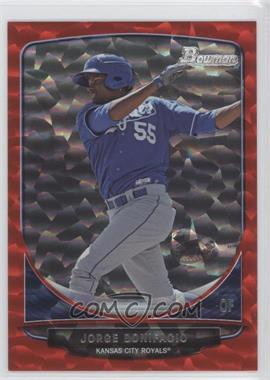 2013 Bowman - Prospects - Red Ice #BP77 - Jorge Bonifacio /25 [Noted]