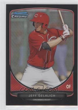 2013 Bowman - Prospects Chrome - Black Refractor #BCP15 - Jeff Gelalich /99