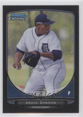 2013 Bowman - Prospects Chrome - Black Refractor #BCP24 - Bruce Rondon /99