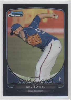 2013 Bowman - Prospects Chrome - Black Refractor #BCP63 - Ben Rowen /99