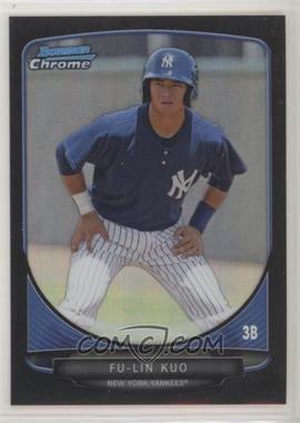 2013 Bowman - Prospects Chrome - Black Refractor #BCP85 - Fu-Lin Kuo /99