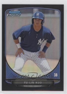 2013 Bowman - Prospects Chrome - Black Refractor #BCP85 - Fu-Lin Kuo /99