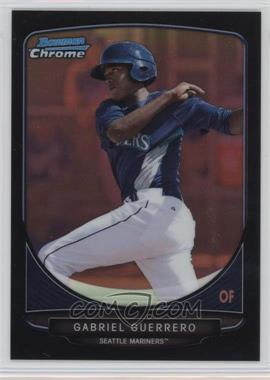 2013 Bowman - Prospects Chrome - Black Refractor #BCP91 - Gabriel Guerrero /99