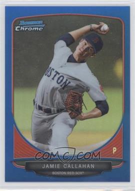 2013 Bowman - Prospects Chrome - Blue Refractor #BCP11 - Jamie Callahan /250