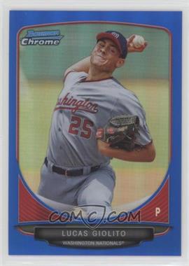 2013 Bowman - Prospects Chrome - Blue Refractor #BCP5 - Lucas Giolito /250