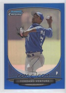 2013 Bowman - Prospects Chrome - Blue Refractor #BCP60 - Yordano Ventura /250