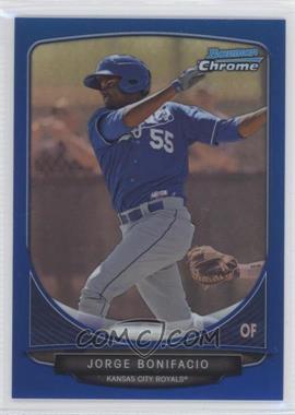 2013 Bowman - Prospects Chrome - Blue Refractor #BCP77 - Jorge Bonifacio /250