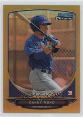 2013 Bowman - Prospects Chrome - Gold Refractor #BCP28 - Danny Muno /50