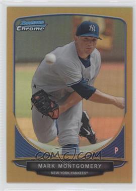 2013 Bowman - Prospects Chrome - Gold Refractor #BCP3 - Mark Montgomery /50