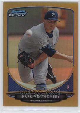 2013 Bowman - Prospects Chrome - Gold Refractor #BCP3 - Mark Montgomery /50