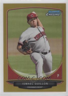 2013 Bowman - Prospects Chrome - Gold Refractor #BCP33 - Ismael Guillon /50