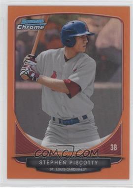 2013 Bowman - Prospects Chrome - Orange Refractor #BCP52 - Stephen Piscotty /25