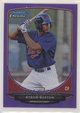 2013 Bowman - Prospects Chrome - Purple Refractor #BCP1 - Byron Buxton /199