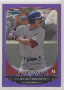 2013 Bowman - Prospects Chrome - Purple Refractor #BCP52 - Stephen Piscotty /199