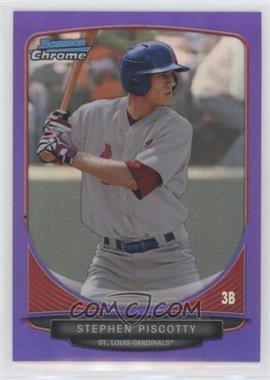 2013 Bowman - Prospects Chrome - Purple Refractor #BCP52 - Stephen Piscotty /199