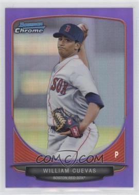 2013 Bowman - Prospects Chrome - Purple Refractor #BCP59 - William Cuevas /199