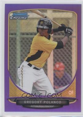 2013 Bowman - Prospects Chrome - Purple Refractor #BCP79 - Gregory Polanco /199